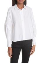 Women's Joie Dangela Cotton Shirt - White
