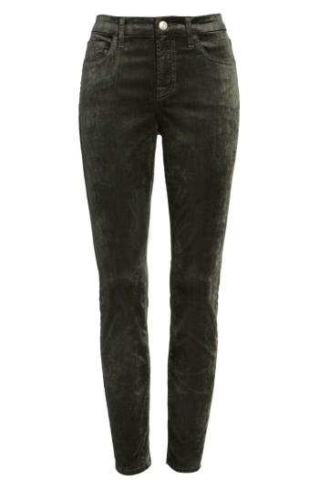 Women's 7 For All Mankind Velvet Ankle Skinny Pants - Green