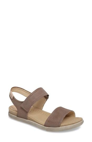 Women's Ecco 'damara' Strap Sandal -9.5us / 40eu - Brown