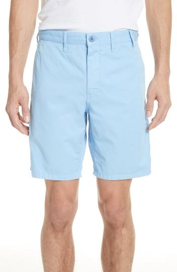 Men's Norse Projects Aros Twill Shorts - Blue