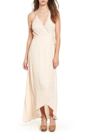 Women's Astr The Label Isabella Wrap Dress - Pink