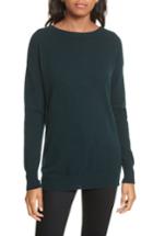 Women's Autumn Cashmere Velvet Tie Cashmere Sweater - Green