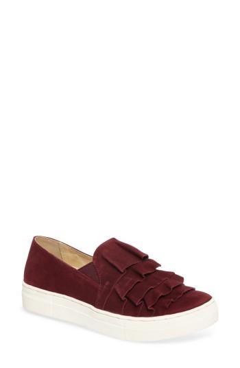 Women's Seychelles Quake Slip-on Sneaker M - Burgundy