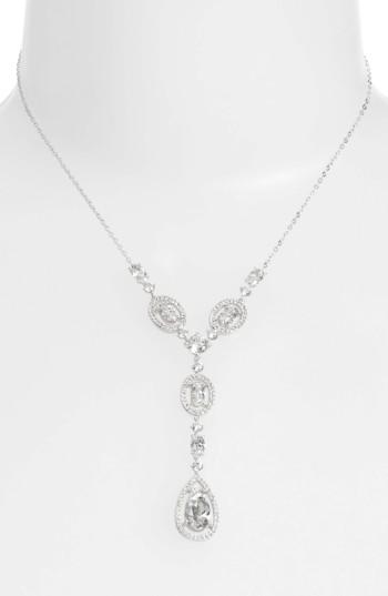 Women's Nadri Cubic Zirconia Y-necklace