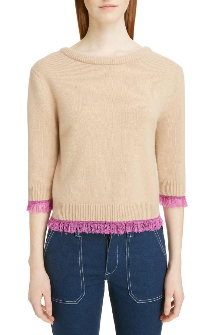 Women's Diane Von Furstenberg Colorblock Stripe Sweater - Blue