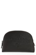 Marc Jacobs Logo Embossed Leather Cosmetics Bag