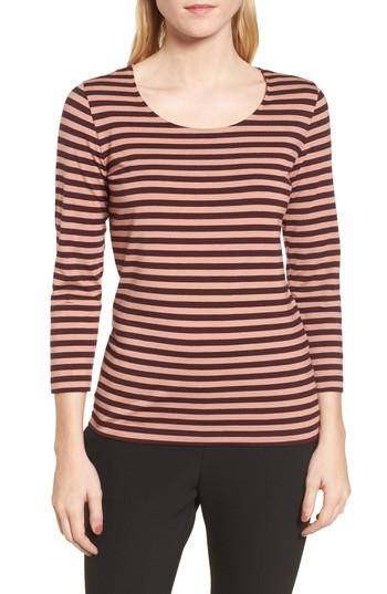 Women's Boss Emmisana Stripe Top - Pink
