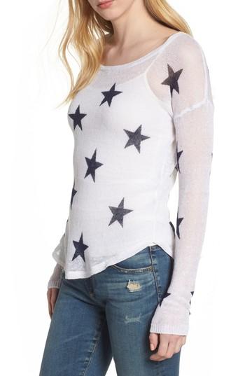 Women's Rails Perri Linen Sweater - White