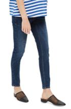 Women's Topshop Jamie Over The Bump Maternity Skinny Jeans X 32 - Blue