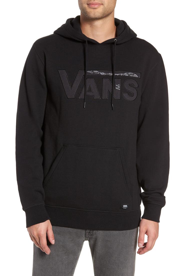 Men's Vans Classic Camo Hooded Sweatshirt, Size - Black