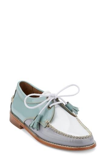 Women's G.h. Bass & Co. 'winnie' Leather Oxford M - Blue
