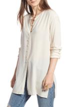 Women's Treasure & Bond Dobby Tunic Top, Size - Ivory