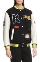 Women's Kenzo Varsity Jacket - Black