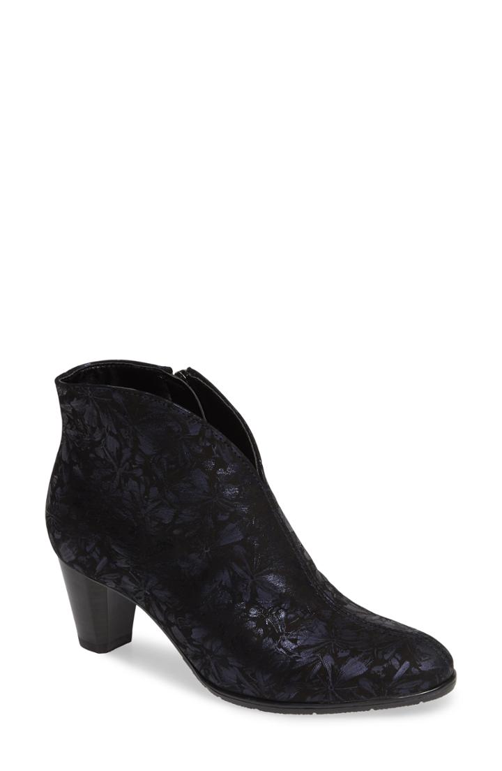 Women's Ara Tricia Bootie M - Blue