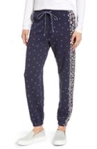 Women's Lucky Brand Placed Floral Jogger Pants - Blue