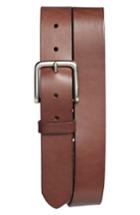 Men's 1901 Moro Bar Tack Leather Belt - Brown Chestnut