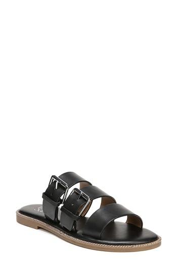 Women's Sarto By Franco Sarto Kasa Three Strap Slide Sandal M - Black