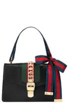Gucci Small Sylvie Leather Shoulder Bag - Black