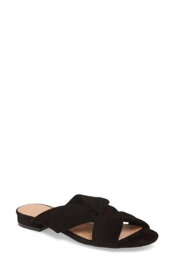 Women's Halogen Andre Slide Sandal M - Black