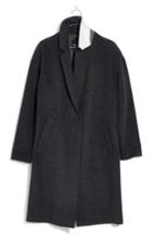 Women's Madewell Monsieur Coat - Grey