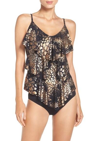 Women's Magicsuit Rita-gold Rush Tankini Top