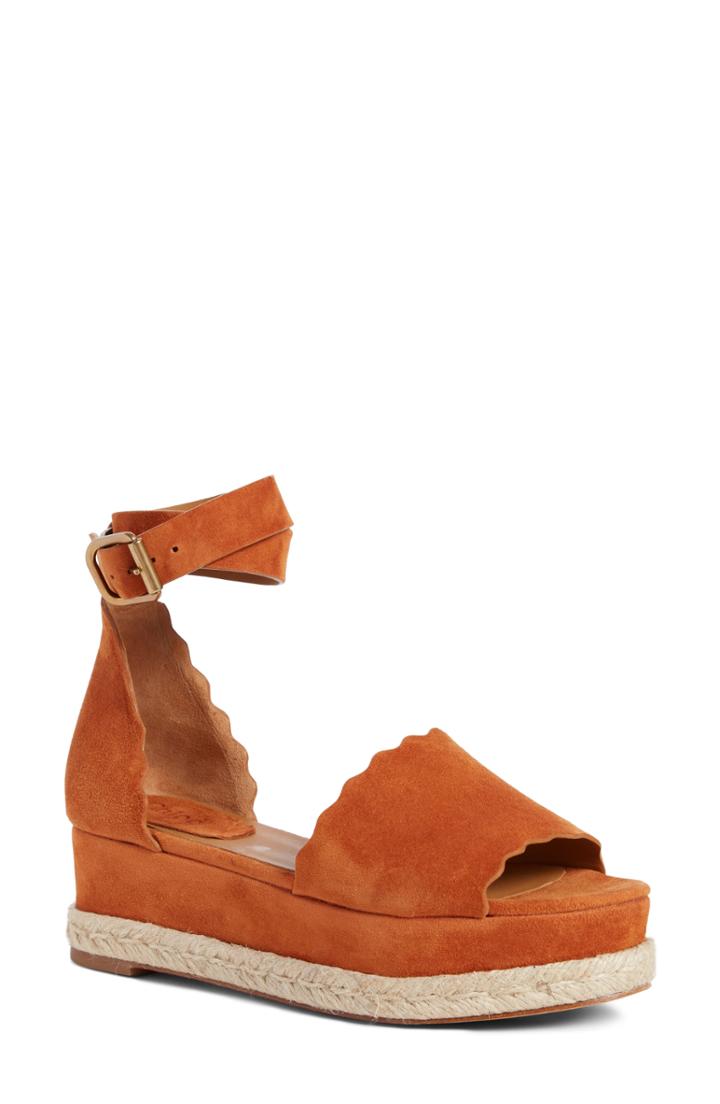 Women's Chloe Lauren Espadrille Wedge Sandal Us / 41eu - Purple