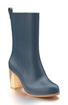 Women's Shoes Of Prey Mid Calf Boot A - Blue