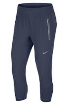 Women's Nike Women's Flex Swift Running Crop Pants - Blue