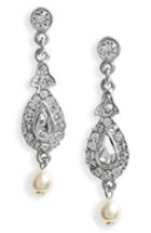 Women's Ben-amun Glass Pearl & Swarovski Crystal Drop Earrings