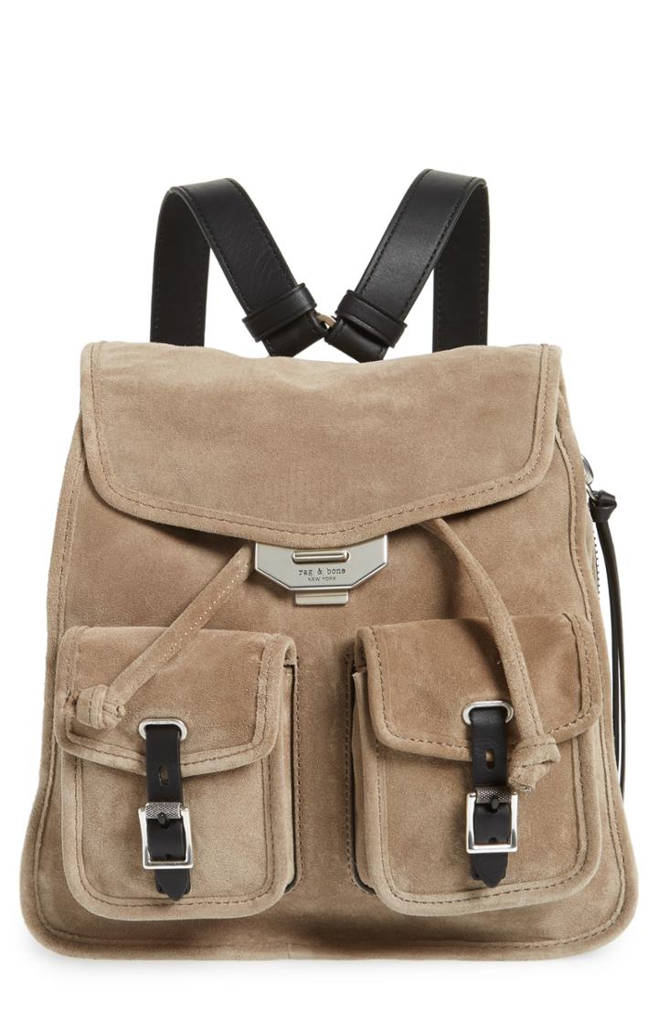 Rag & Bone Small Suede Field Backpack -