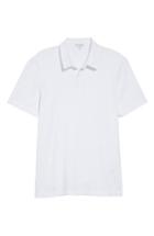 Men's James Perse Slim Fit Sueded Jersey Polo (xl) - White