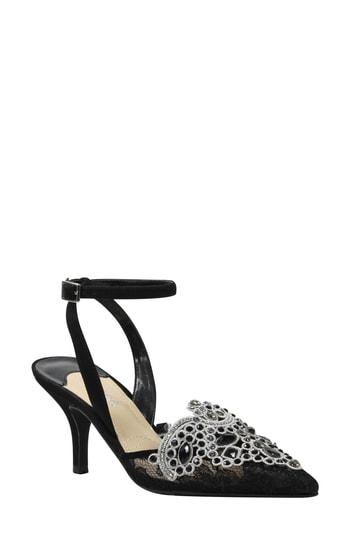Women's J. Renee Desdemona Embellished Pump M - Black