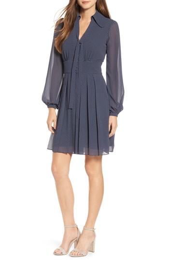 Women's Michael Michael Kors Mini Dot Dress - Blue