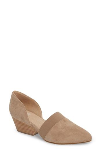 Women's Eileen Fisher Hilly D'orsay Pump .5 M - Brown