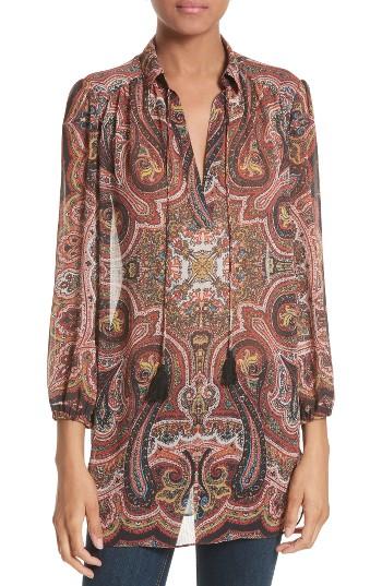 Women's Alice + Olivia Sterling Tunic - Brown