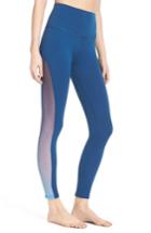 Women's Beyond Yoga Mesh Inset High Waist Leggings - Blue