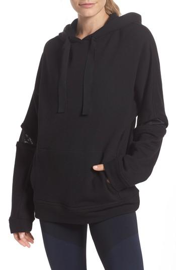 Women's Alala Notch Hoodie Sweatshirt - Black