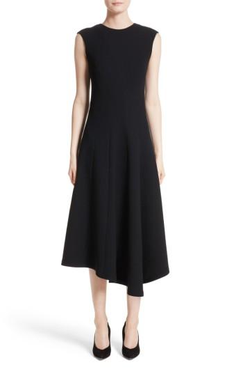 Women's Lafayette 148 New York Aveena Wool Interlock Dress - Black