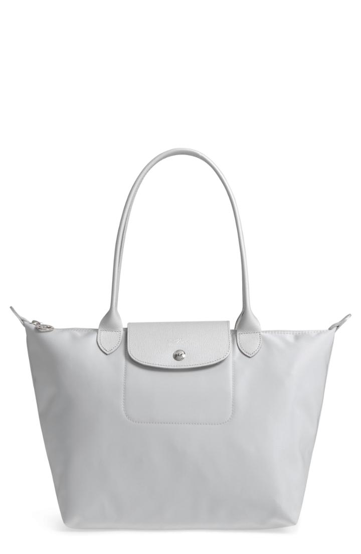 Longchamp Small Le Pliage Neo Nylon Tote - Metallic