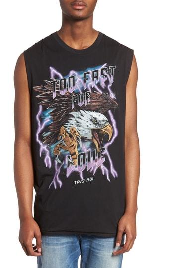 Men's The People Vs. Too Fast For Love Muscle T-shirt - Black