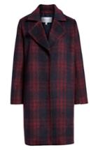 Women's Cupcakes And Cashmere Brushed Plaid Coat