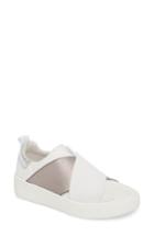 Women's Donald Pliner Coley Platform Slip-on Sneaker .5 M - White