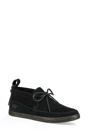 Women's Ugg Woodlyn Moc Toe Bootie M - Black