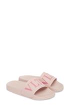 Women's Valentino Garavani Logo Slide Sandal Us / 40eu - Pink