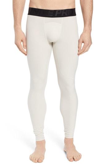 Men's Nike Pro Power Tights - Beige