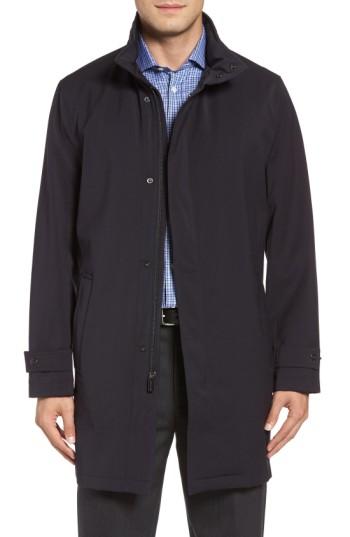 Men's Michael Kors Stretch Rain Coat - Blue
