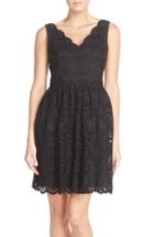 Women's Adrianna Papell Floral Lace Fit & Flare Dress