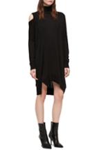 Women's Allsaints Cecily Turtleneck Sweater Dress - Black