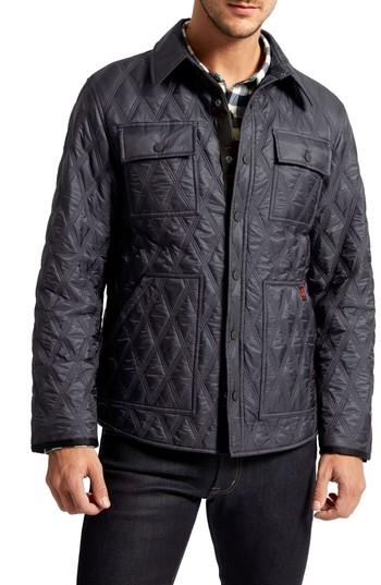 Men's Thermoluxe Searcy Heat System Triple Stitch Quilted Jacket - Blue