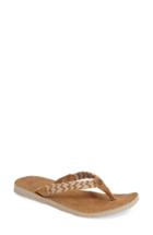 Women's Ugg Navie Ii Flip Flop M - Brown